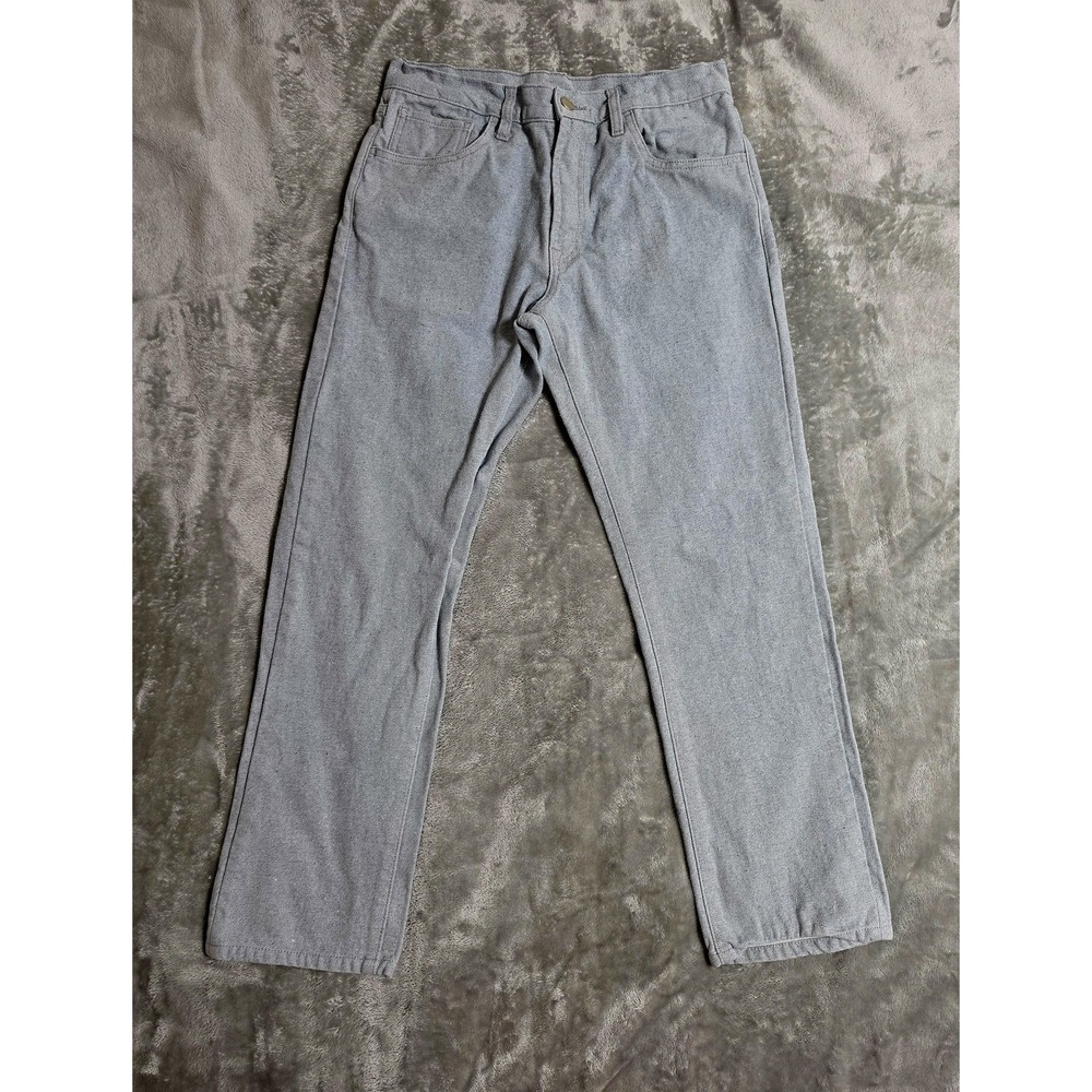 Industry Of All Nations New Denim Project Gray Blue Neppy IOAN Upcycled Jeans 30